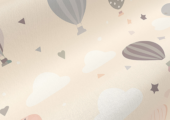 Balloon Festival, Soft Cream - Made to Measure Curtains - Image 4